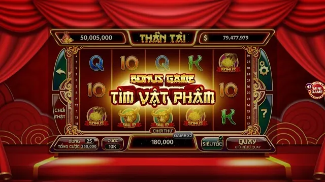Slot game Thần tài độc đáo tại Zowin