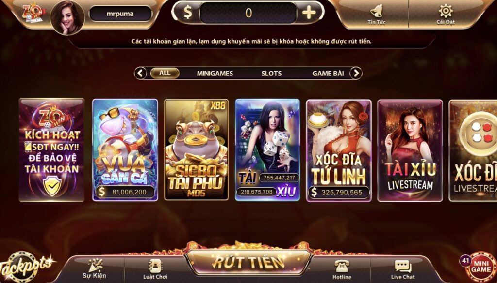 Những game slot đáng chơi tại Zowin